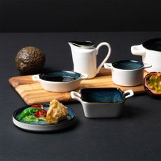 Miska Flowl Atelier modrá s rúčkami 7.8 x 7.8 cm - Gaya - 452149