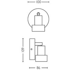 Philips - Bodové svietidlo CONDUIT 1xGU10/5W/230V čierna/mosadz