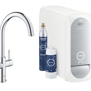 Drezová batéria Grohe Blue Home s výpusťou chróm 31455001