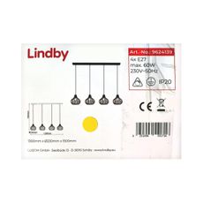 Lindby - Luster na lanku FRANCES 4xE27/60W/230V
