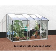 Skleník VITAVIA IDA 6500 PC 4 mm strieborný