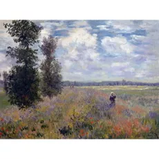 Reprodukcia obrazu Claude Monet - Poppy Fields near Argenteuil, 40 × 30 cm