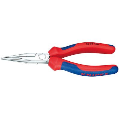 Polkruhové kliešte s britmi chrómované 140 mm - 2505140