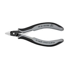 Presné bočné frézy na elektroniku 125 mm KNIPEX 79 32 125 ESD - leštená hlava, viaczložkové puzdrá