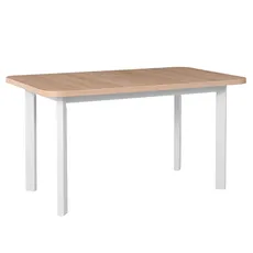 Rozkladací jedálenský stôl Wenera 2P 140-180x80 - dub sonoma/biela