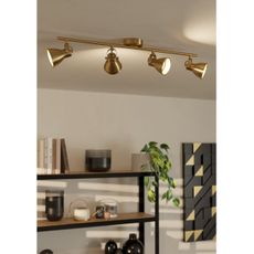 Eglo 900173 - LED Bodové svietidlo SERAS 4xGU10/3W/230V