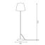 Stojacia lampa ARDEN 1xE27/60W/230V zelená/zlatá