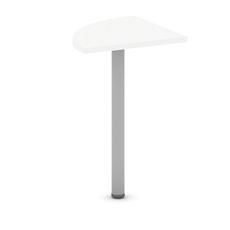 Spojovací stolík MIRELLI, 800 x 800 x 750 mm, biela