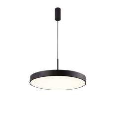 Moderný LED luster Marcello 40 Cct čierna s diaľkovým ovládaním