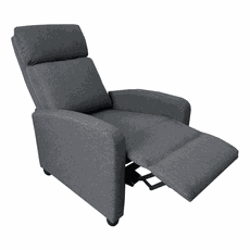 Relaxačné kreslo, sivá, KRESO