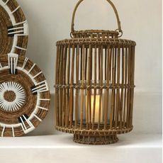 Lampáš Koko Medium Rattan/Glass