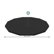 Univerzálny kryt bazénu 3,66 m 58037