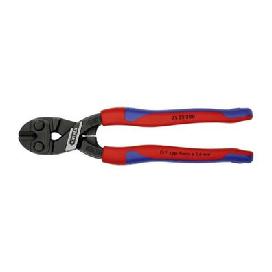 Kompaktné kliešte CoBolt 200 mm KNIPEX 71 02 200 - leštená hlava, viaczložkové puzdrá