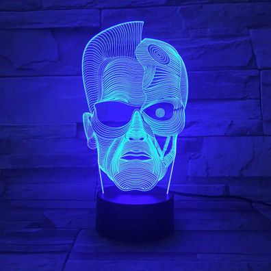3Dmix 3DL-SMRT006 – 3D LED nočná lampa - Terminátor (Smart)