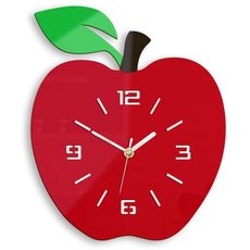 ModernClock Nástenné hodiny Apple červené