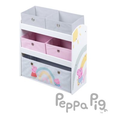 Detský organizér na hračky 63.5x29.5x67 cm Peppa Pig – Roba