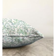 Béžovo-zelená obliečka na vankúš s prímesou bavlny Minimalist Cushion Covers Twiggy, 55 x 55 cm