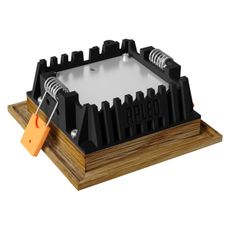 APLED - LED Podhľadové SQUARE WOODLINE LED/3W/230V 4000K 9x9 cm dub masív