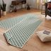 NORTHRUGS - Hanse Home koberce Kusový koberec Twin-Wendeteppiche 103125 grün creme – na von aj na doma - 80x150 cm