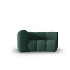 Zelený modul pohovky (ľavý roh) Lupine – Micadoni Home