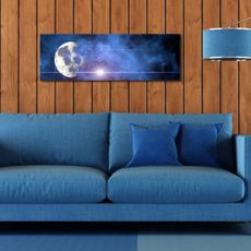 Wallity Obraz s LED osvetlením VESMÍR 54 30 x 90 cm