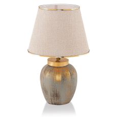 Stolová lampa v krémovo-zlatej farbe (výška 47 cm) – Opviq lights