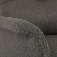 Elegantné elektrické polohovacie kreslo v sivom prevedení
