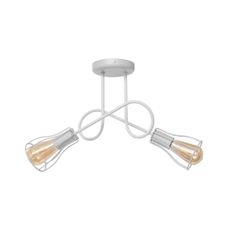 Prisadený luster OXFORD 2xE27/15W/230V biela