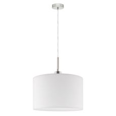 Eglo - LED Luster na lanku TUNJA 1xE27/60W/230V biela