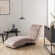 Luxusné relaxačné kreslo Nana, svetlo ružové