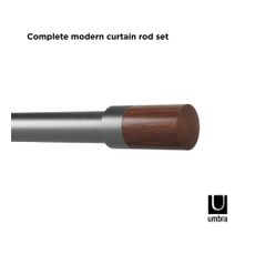 Oceľová roztiahnuteľná garniža 91 - 183 cm Blok - Umbra