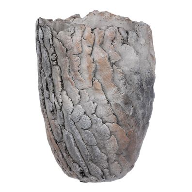 Betonový obal na kvetináč Stone sivá, 16 x 22 cm