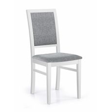 HALMAR Sylwek 1 jedálenská stolička biela / sivá