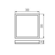 Kanlux 31508 - LED Kúpeľňové stropné svietidlo AZPO LED/17,5W/230V IP54 biela