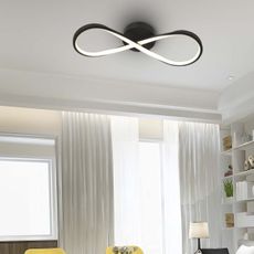 LED Stropné svietidlo LED/24W/230V 3000K čierna