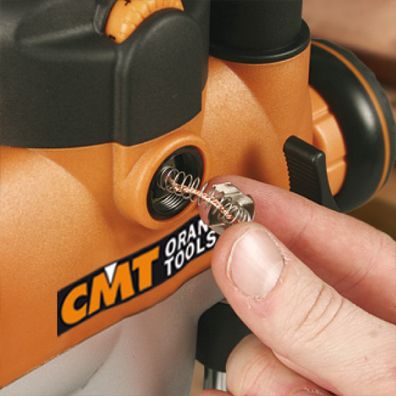 Horná frézka CMT 8E 1000 W, klieština 8 a 12mm