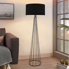 Dizajnová stojanová lampa Fellini II 155 cm čierna