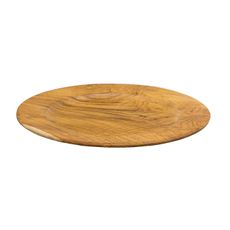 DEOKORK Teakový tanier PLATE II