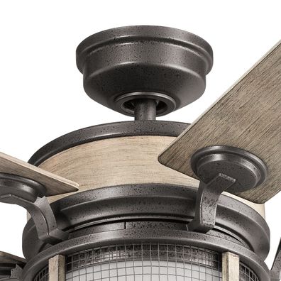 Kichler KLF-AHRENDALE-60-AVI-LED Stmievateľný stropný ventilátor 10W/230V IP44+DO