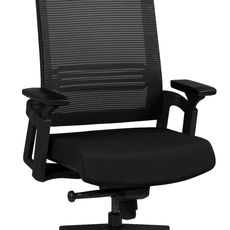 MID.YOU OTOČNÁ STOLIČKA, tkaná textília, čierna