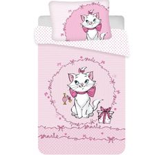 Detské obliečky do postieľky marie cat pink