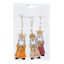 Drevené vianočné ozdoby v súprave 3 ks 18,5 cm Three Kings – Casa Selección