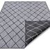 NORTHRUGS - Hanse Home koberce Kusový koberec Twin-Wendeteppiche 105456 Night Silver – na von aj na doma - 80x250 cm