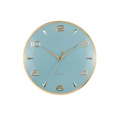 Karlsson 6017BL dizajnové nástenné hodiny svetlomodrá, pr. 40 cm