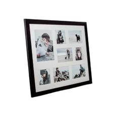 Čierny rámček na 8 fotografií Styler Narvik, 51 × 41 cm