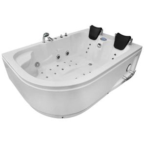 M-SPA - Pravá kúpeľňová vaňa TURBO SPA s hydromasážou 180 x 120 x 54 cm