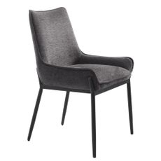 Tmavosivá jedálenská stolička Calgary – Unique Furniture