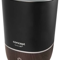 Concept - Zvlhčovač vzduchu, s aróma difuzérom, čierna/dekor dreva zv1210