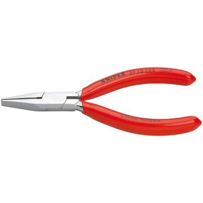 Úchopové kliešte na jemnú elektroniku 125 mm KNIPEX 37 13 125 - chrómované, plastové puzdrá