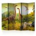 Paraván Dinosaurs Dekorhome 225x172 cm (5-dielny)